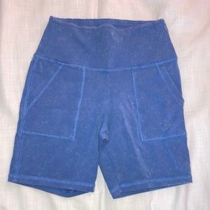 Aerie Blue Biker Shorts
